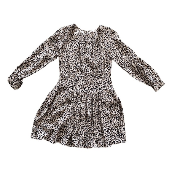 Rebecca Taylor Leopard Print Tedo Silk Dress Size - Picture 2 of 10